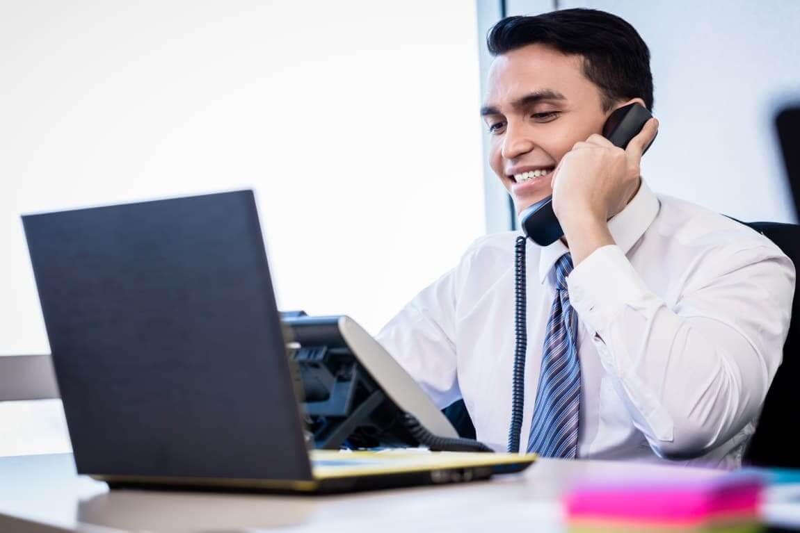B2B sales team reviewing cold calling as a service performance metrics and vendor results