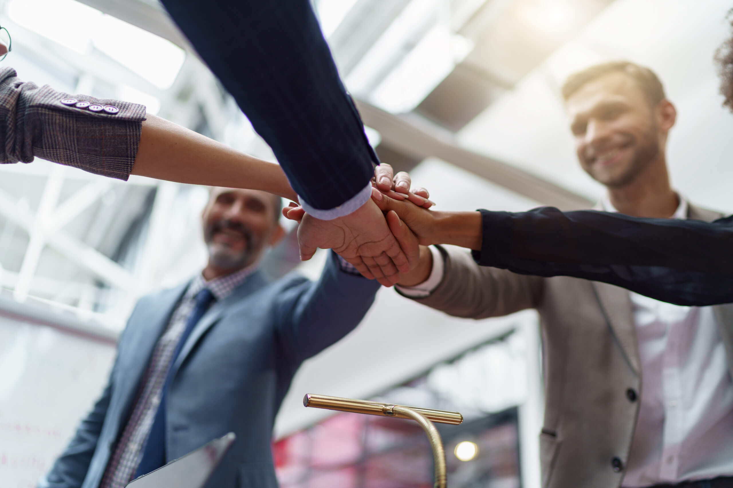 B2B sales team reviewing questions to ask an online lead generation agency partner
