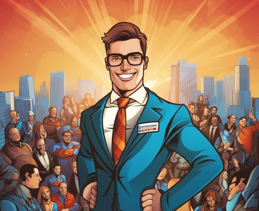 Sales rep optimizing LinkedIn profiles for sales reps to improve social selling outreach