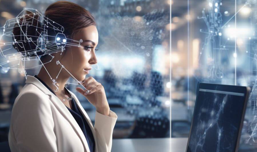 B2B customer service team using AI ChatReps dashboard to qualify and support buyers