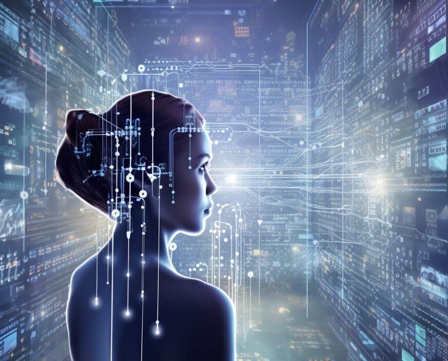 B2B sales team using AI chatbots for B2B lead generation on website dashboard