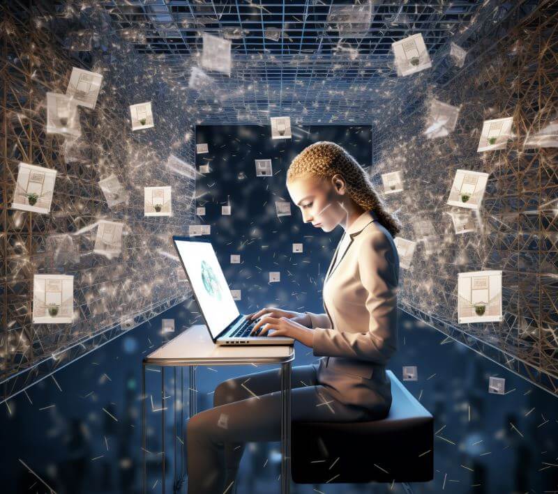 B2B SDR using AI cold email dashboard to personalize outreach and boost replies