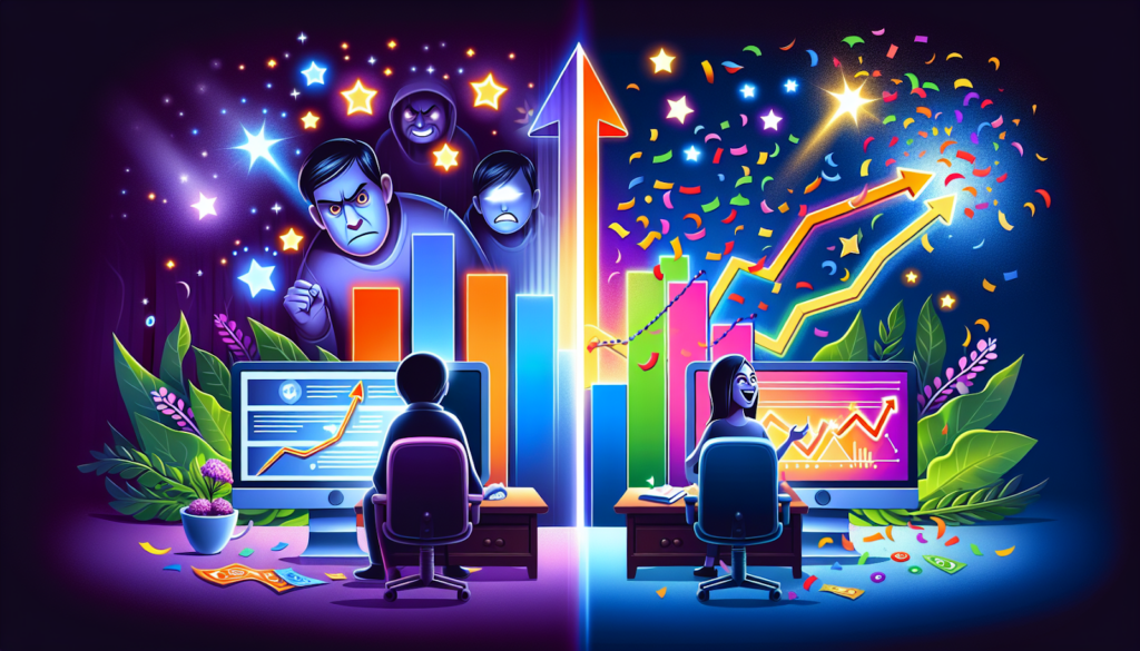 B2B marketing team reviewing SaaS link building agency results on SEO analytics dashboard