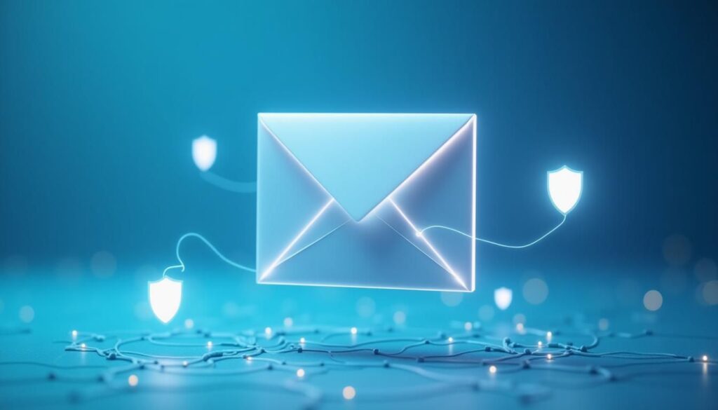 B2B sales leader reviewing DKIM DMARC and AI email security and deliverability dashboard