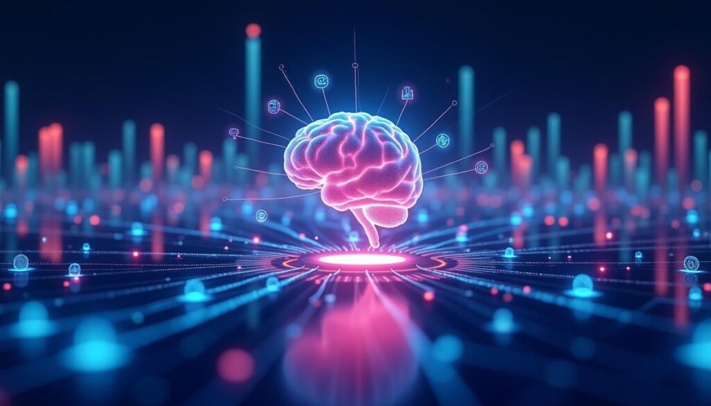 B2B sales team using AI tools to boost domain authority and SEO performance dashboard