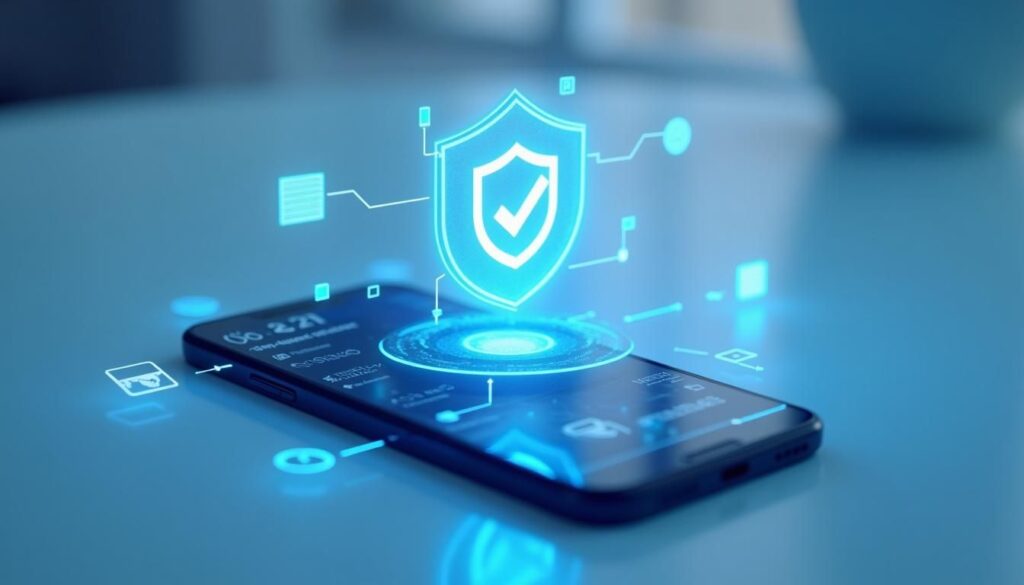 B2B sales rep using phone call verification dashboard for AI compliance and consent tracking