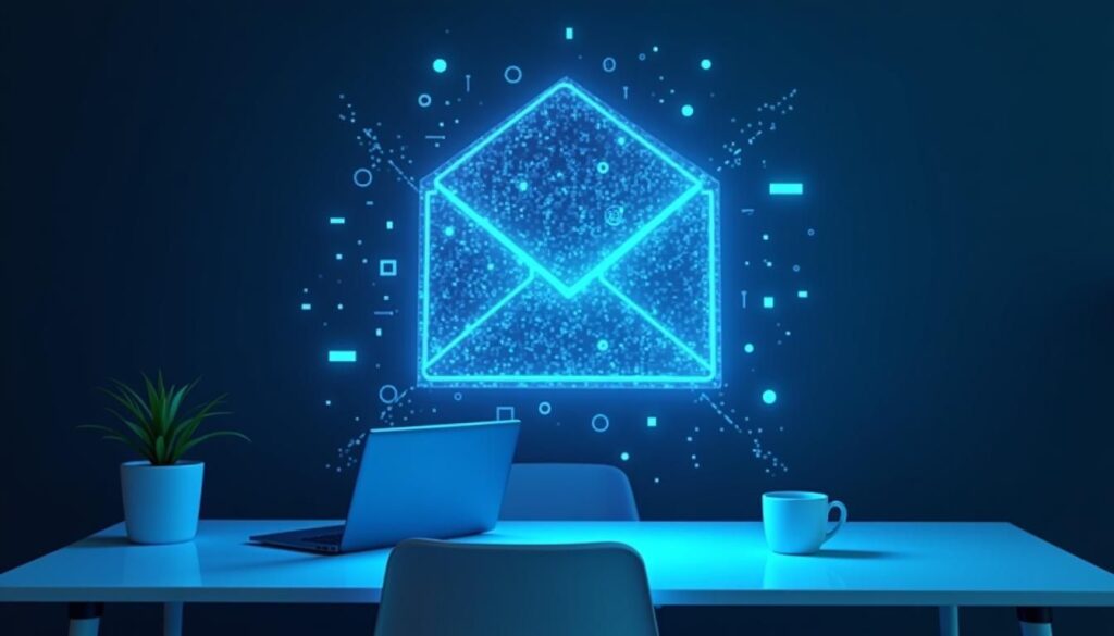 B2B sales team reviewing AI sales in B2B email marketing performance dashboard