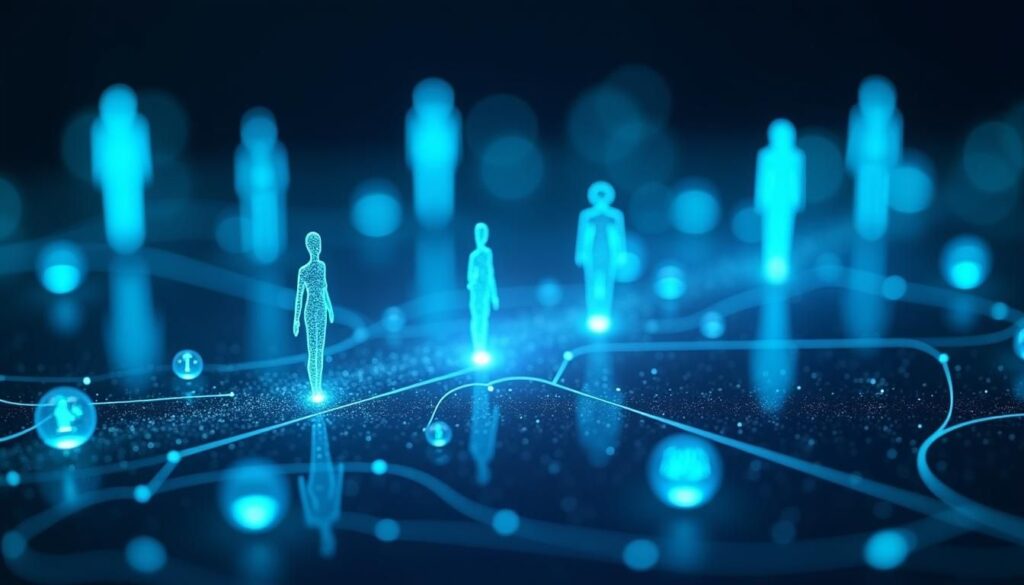 B2B sales team using AI sales in B2B lead generation analytics dashboard for outbound strategy