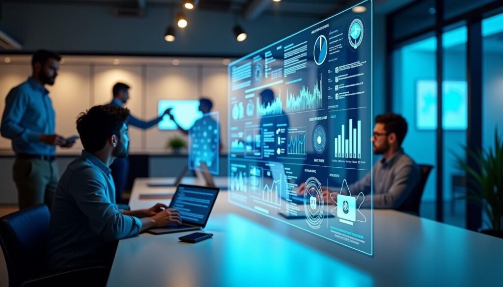 B2B sales team using AI sales platforms dashboard to drive outbound pipeline growth