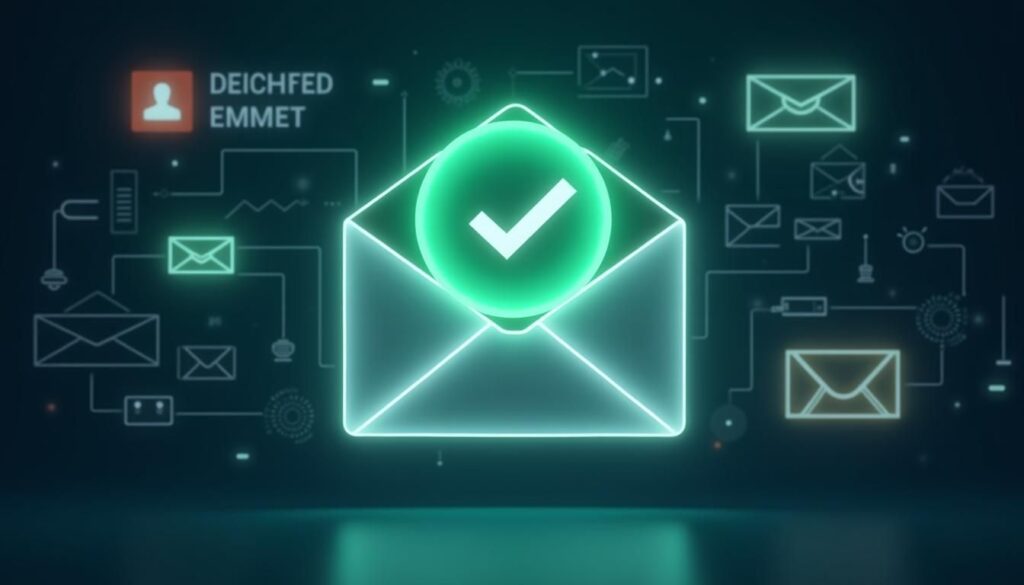 B2B email marketer reviewing inbox and spam folder to avoid spam filters in B2B email campaigns
