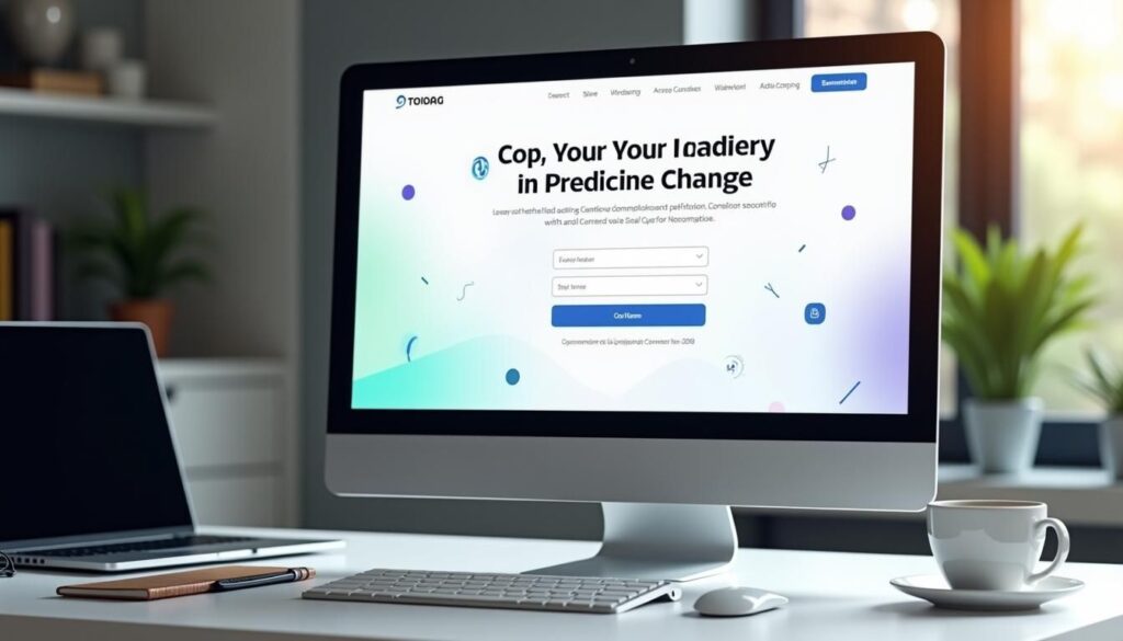 B2B team reviewing B2B landing page design mockup to increase lead conversions