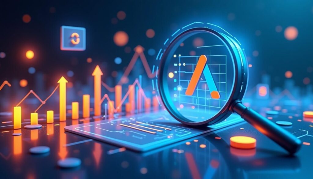 B2B marketers reviewing campaign dashboard while optimizing Google Ads for B2B lead generation