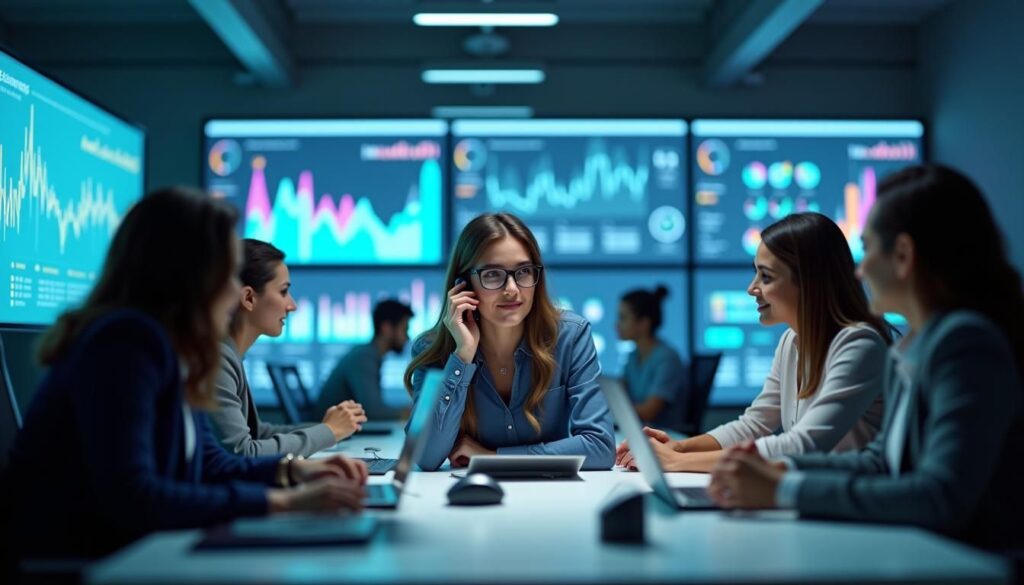 B2B sales rep using power dialers for B2B to boost cold calling productivity