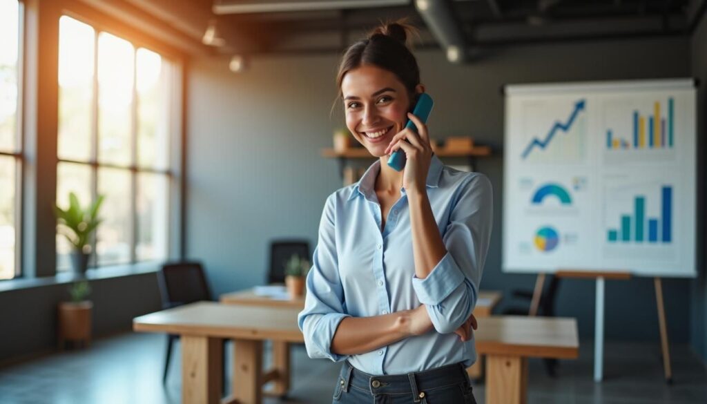 B2B sales blogs cold calling playbook shown beside SDR calling decision-maker on headset