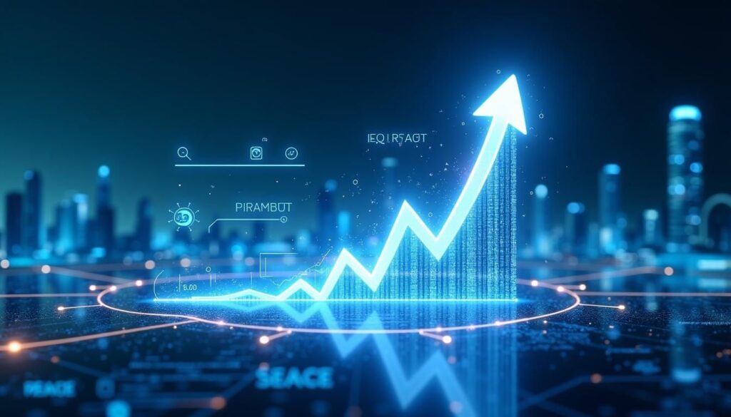B2B SEO strategy meeting reviewing organic traffic, pipeline impact, and AI search trends