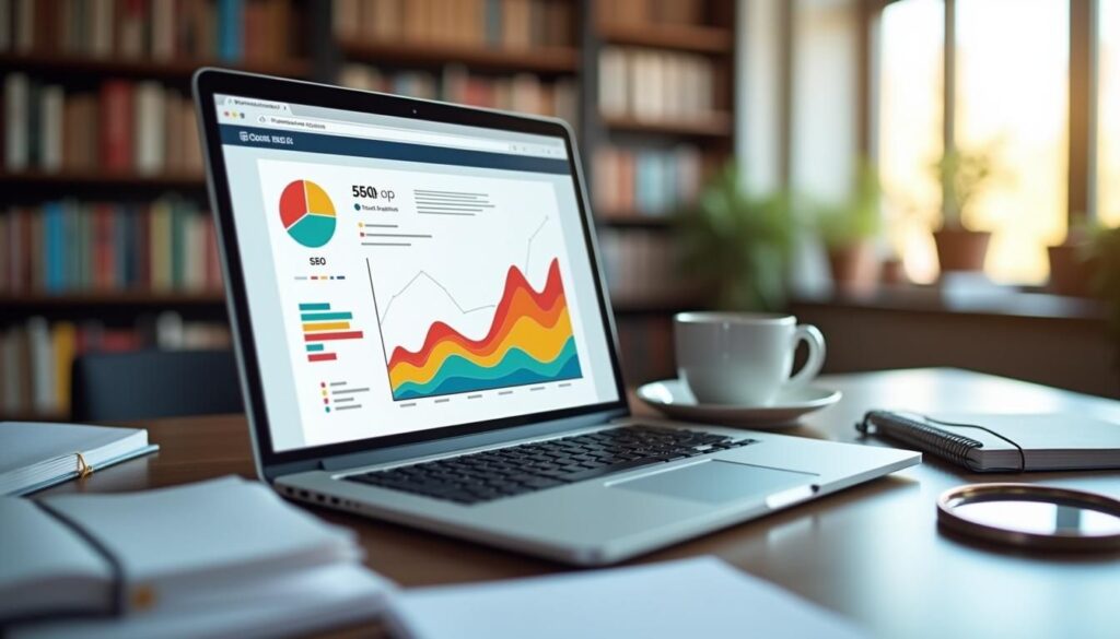 B2B marketing team using Ahrefs for B2B SEO keyword and competitor research dashboard