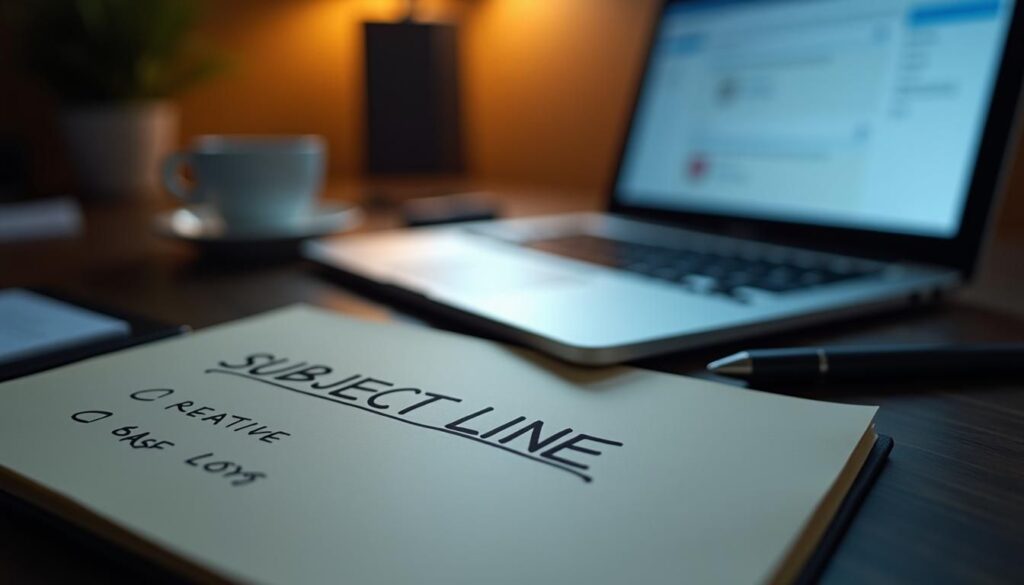 B2B sales team crafting B2B email subject lines to boost cold outreach open rates
