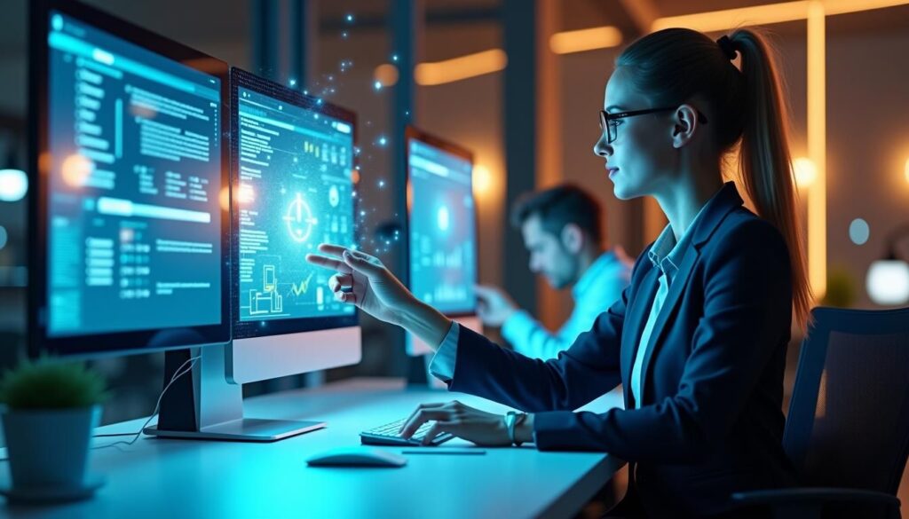 B2B SDR using cold calling technology platforms dashboard with AI dialer and analytics