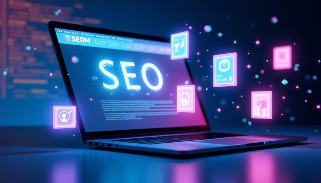 B2B marketers optimizing webpage layout, designing landing pages with SEO in mind