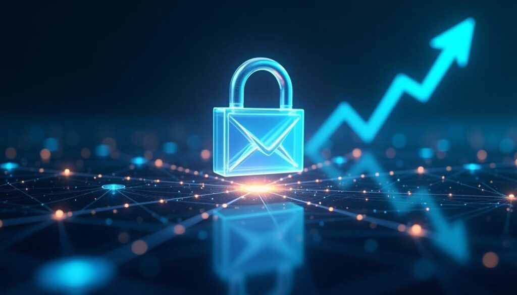 B2B sales team reviewing DKIM DMARC and SEO email authentication and domain reputation