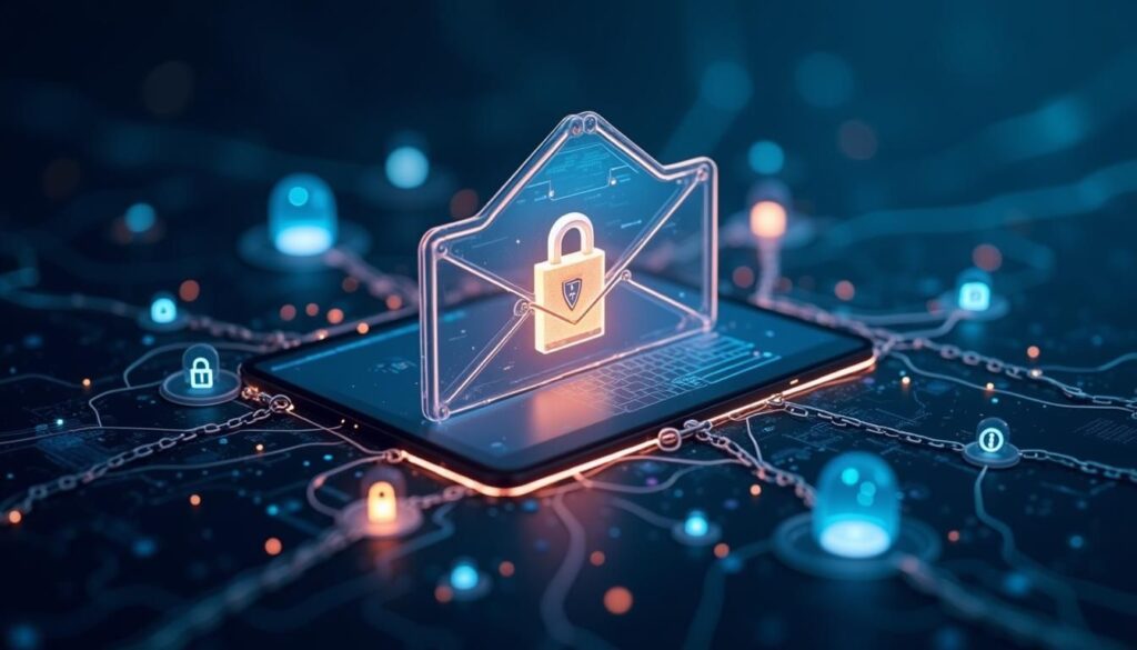 B2B sales team securing email deliverability with DKIM DMARC SPF best practices dashboard
