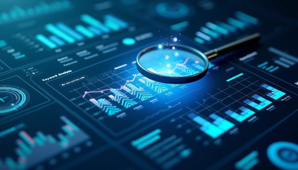 B2B marketer reviewing Google Search Console insights to prioritize high-intent search queries