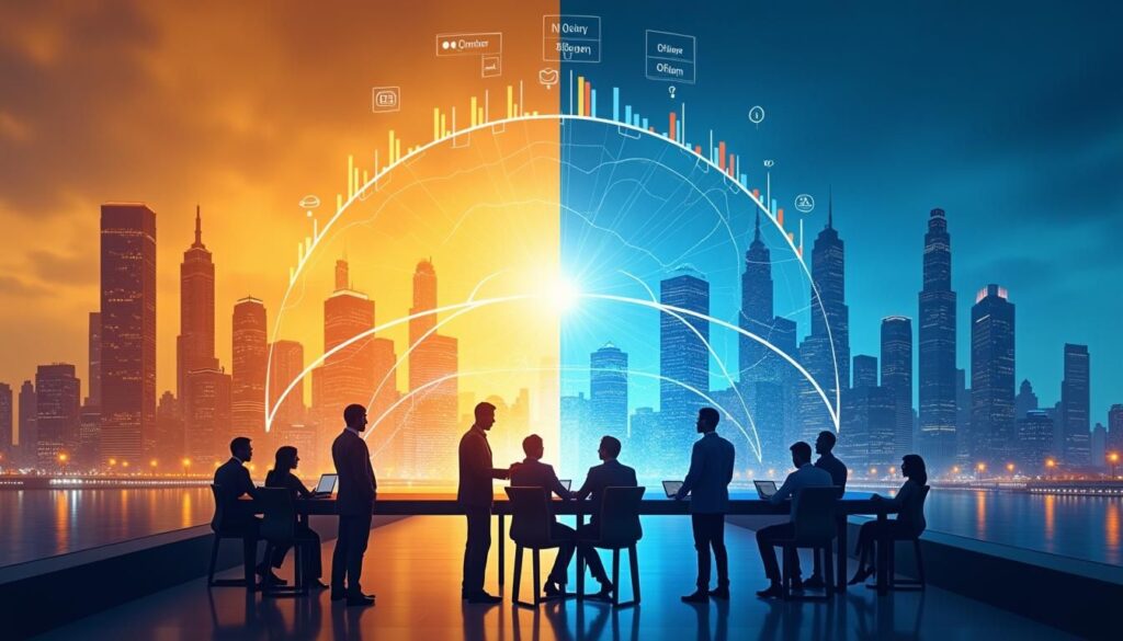 B2B sales team comparing HubSpot vs Salesforce dashboards for SDR workflows and reporting