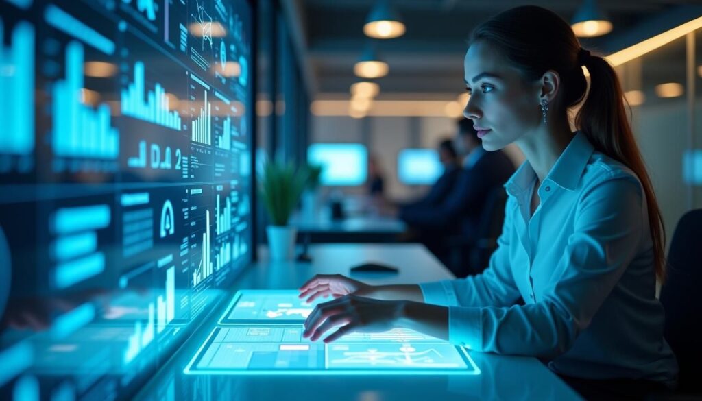 B2B sales team reviewing AI for smarter selling insights on CRM dashboard