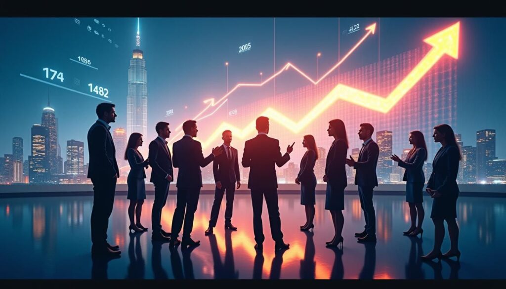 B2B sales team planning top sales strategies 2025 with AI and omnichannel dashboard