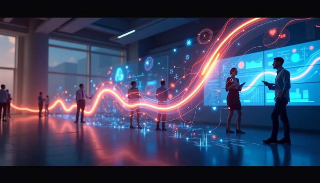 B2B sales team using AI dashboard for sales pipeline enhancement and forecasting